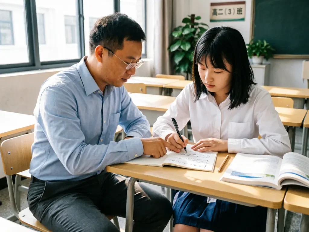 老师与学生面对面一对一辅导 · 高中物理
