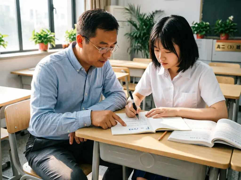 老师与学生面对面一对一辅导 · 高中物理