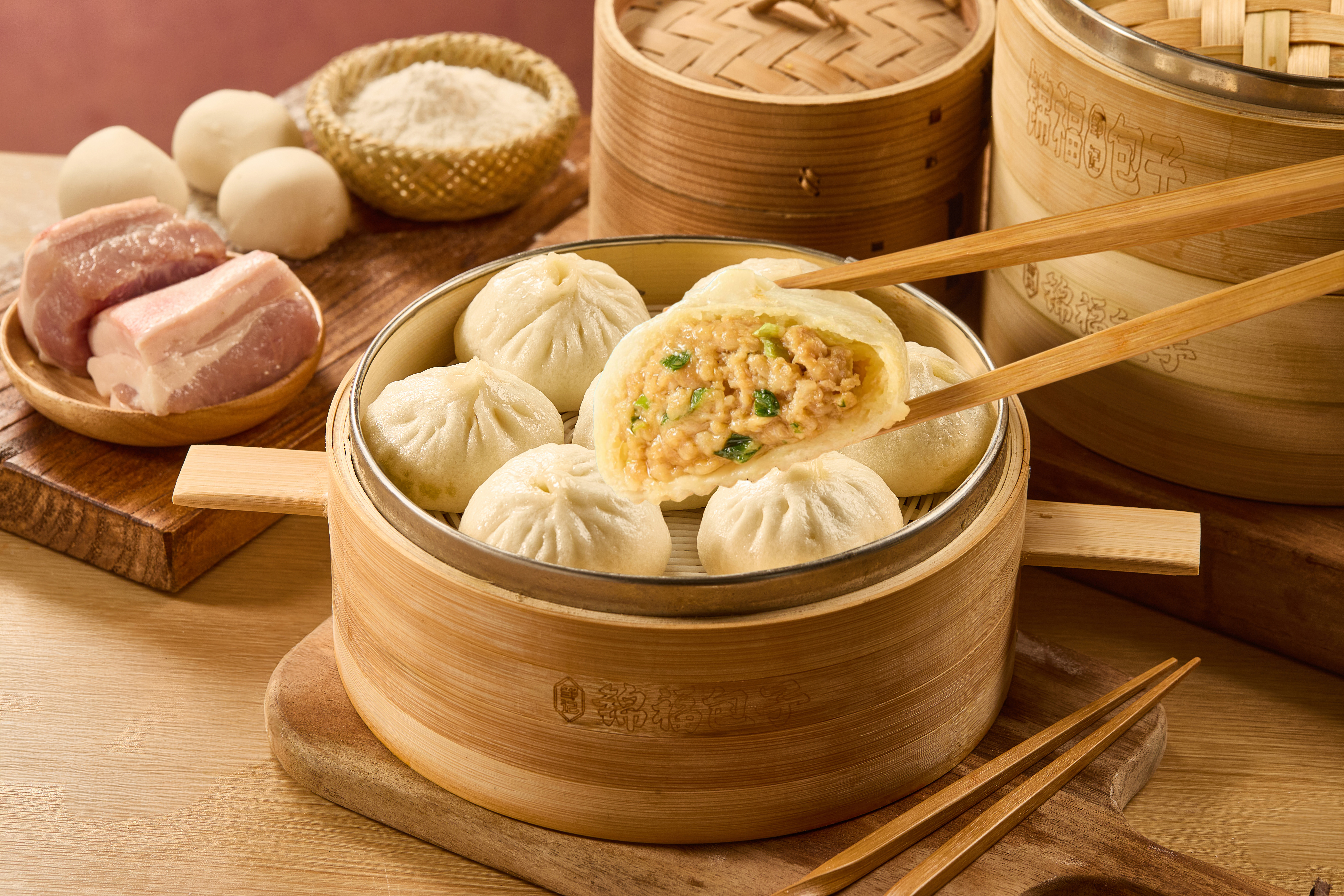 鲜汁猪肉包