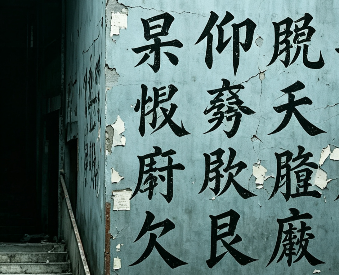 街道上的翔文文字
