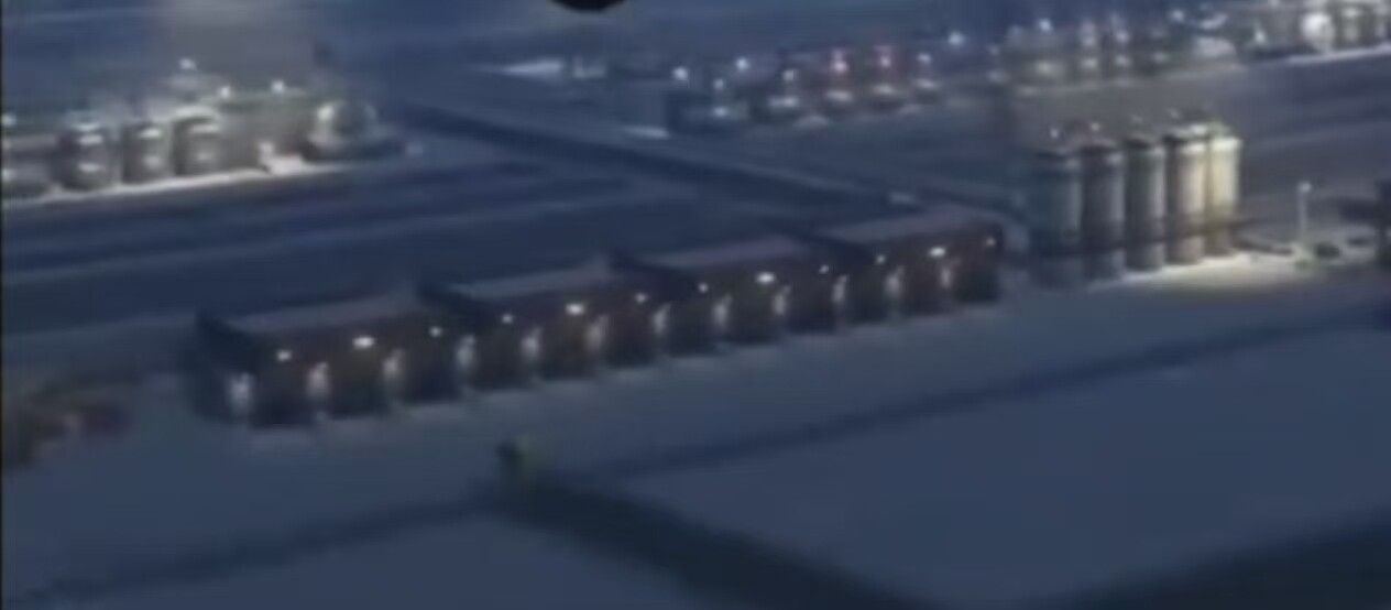 海翔中地区某军用机场航拍图