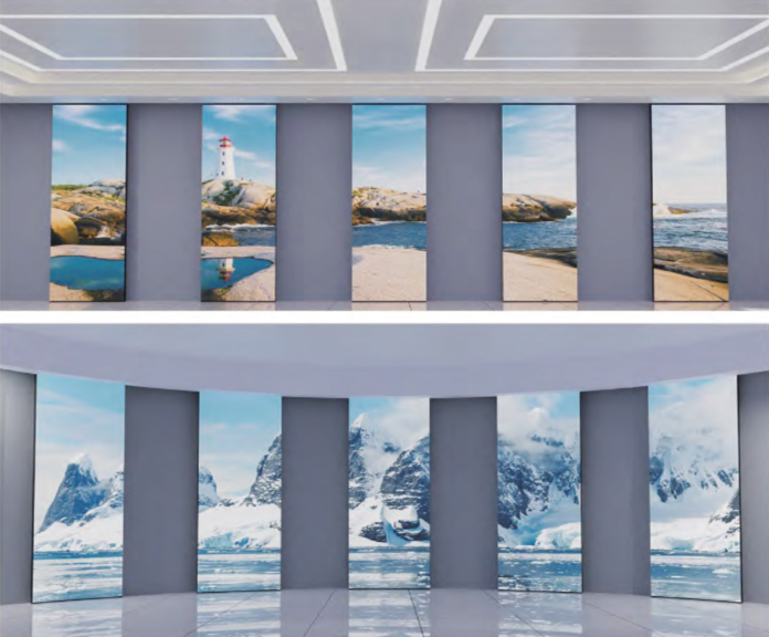 Multi-Screen Synchronized Sliding Track