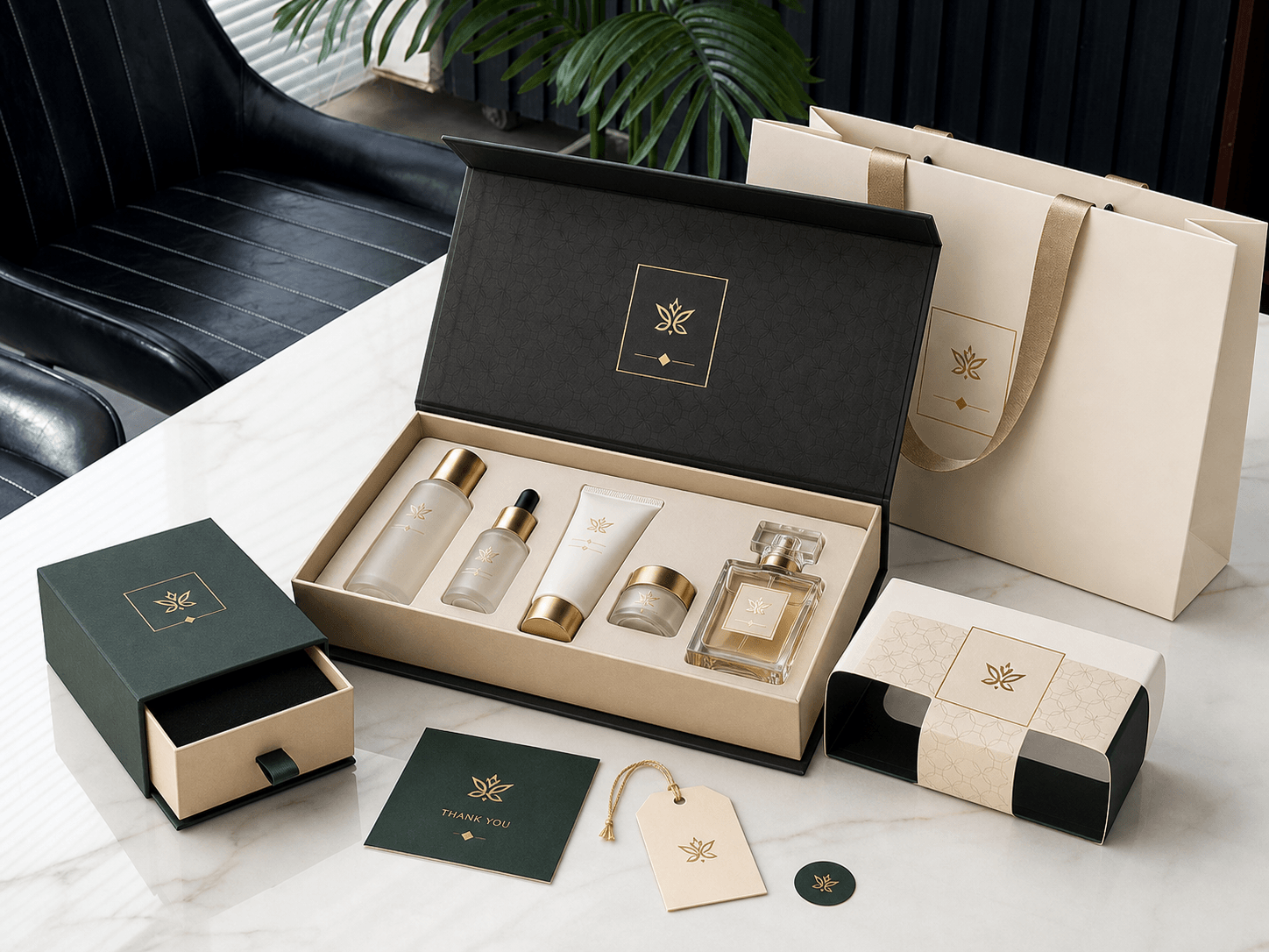 Custom Custom Printed Packaging Sets with premium finishing - Luxury paper packaging manufacturer China