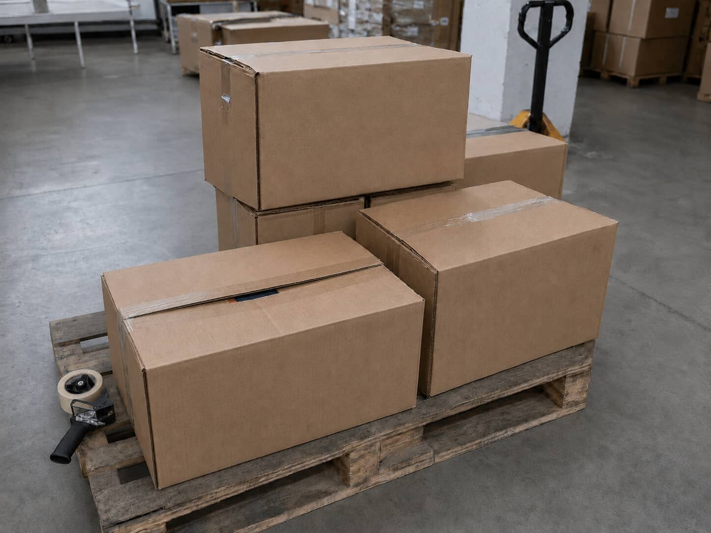 Packing & Delivery - Production workflow step