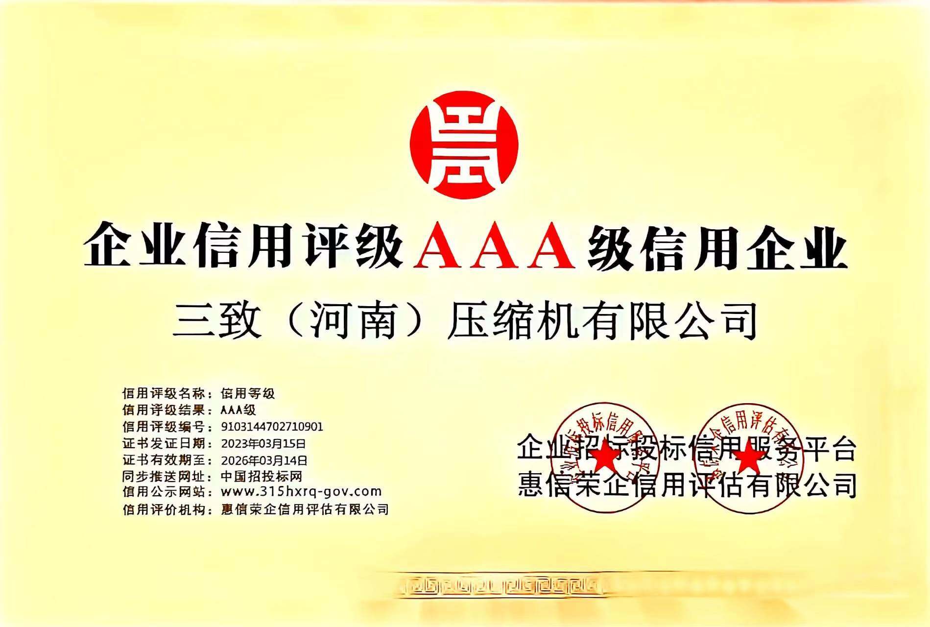 Enterprise Credit Rating: AAA