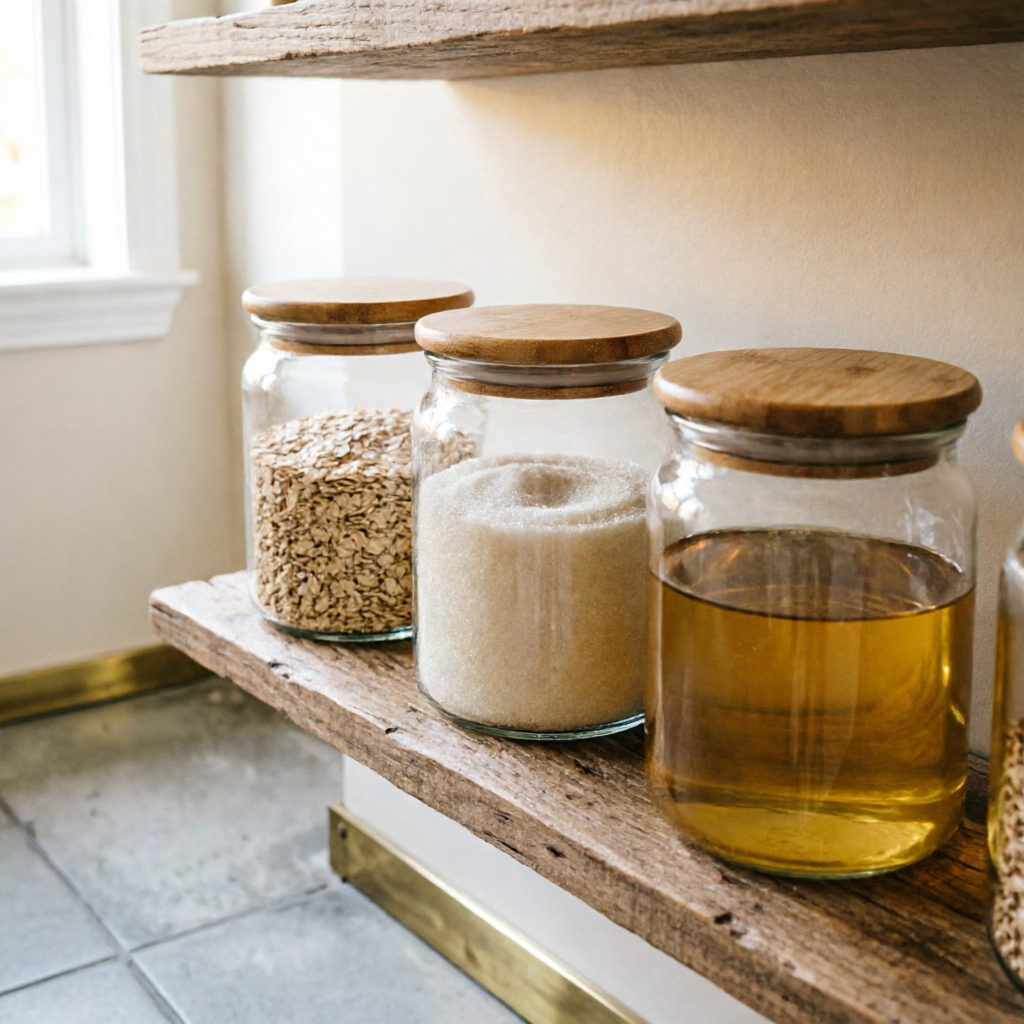 Glass Jar Set with Lids (3pc)