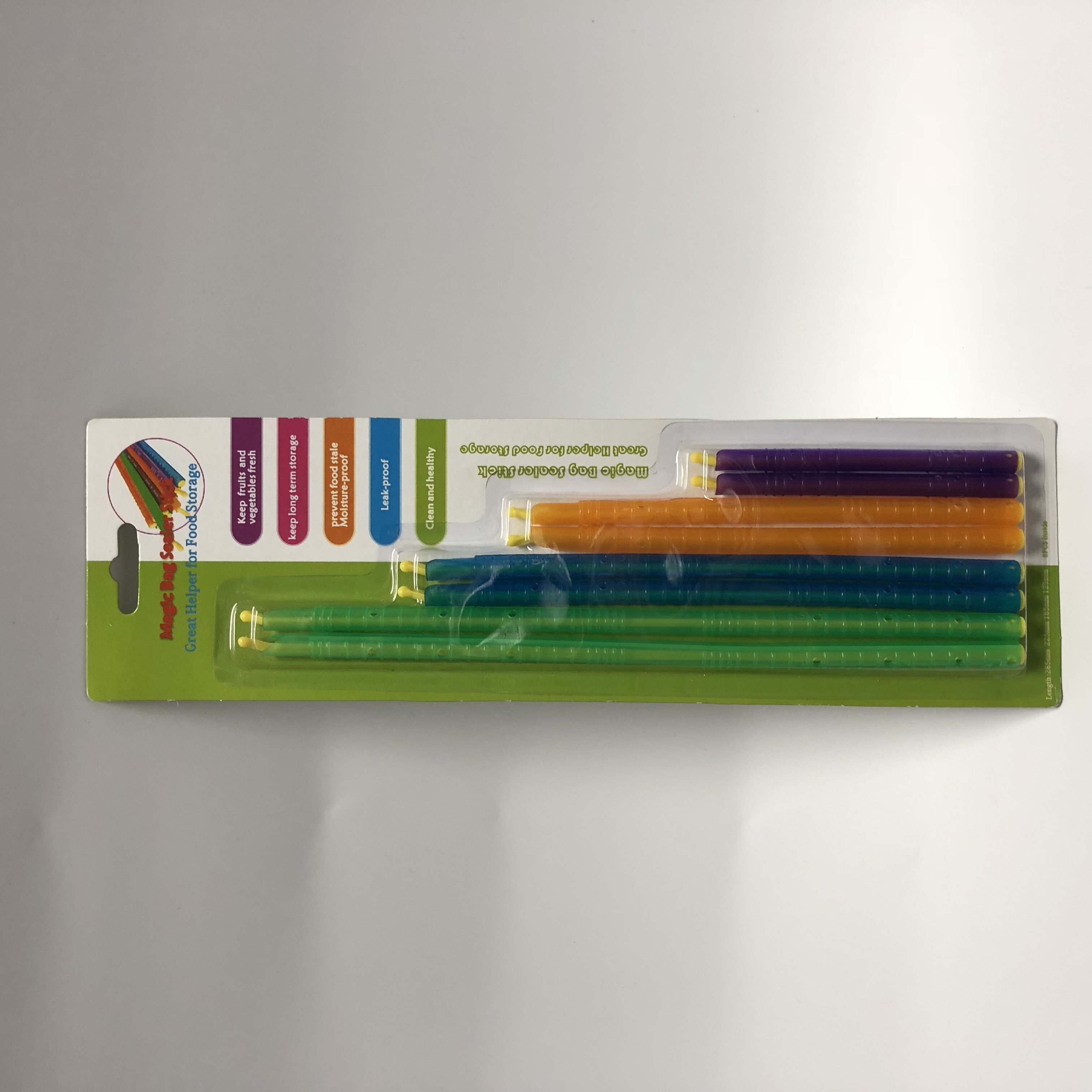 Bag sealing clips