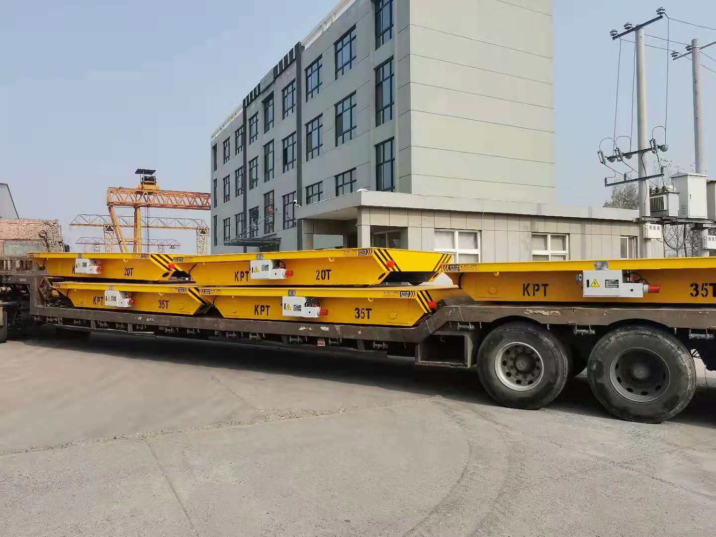 KPT-35T Trolley Power-Electric Flat Car