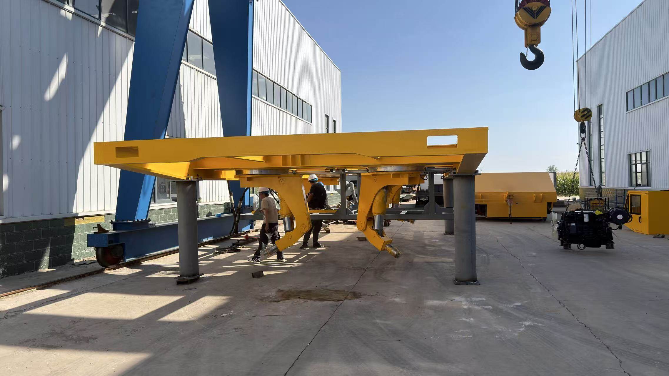 Shipyard Heavy Component Lifting Project
