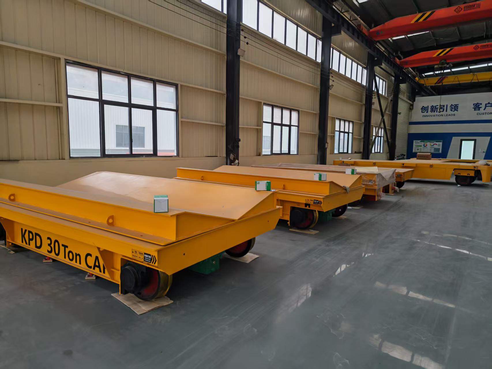 KPD-30T Ultra-Heavy-Duty Low-Voltage Rail Flatcar