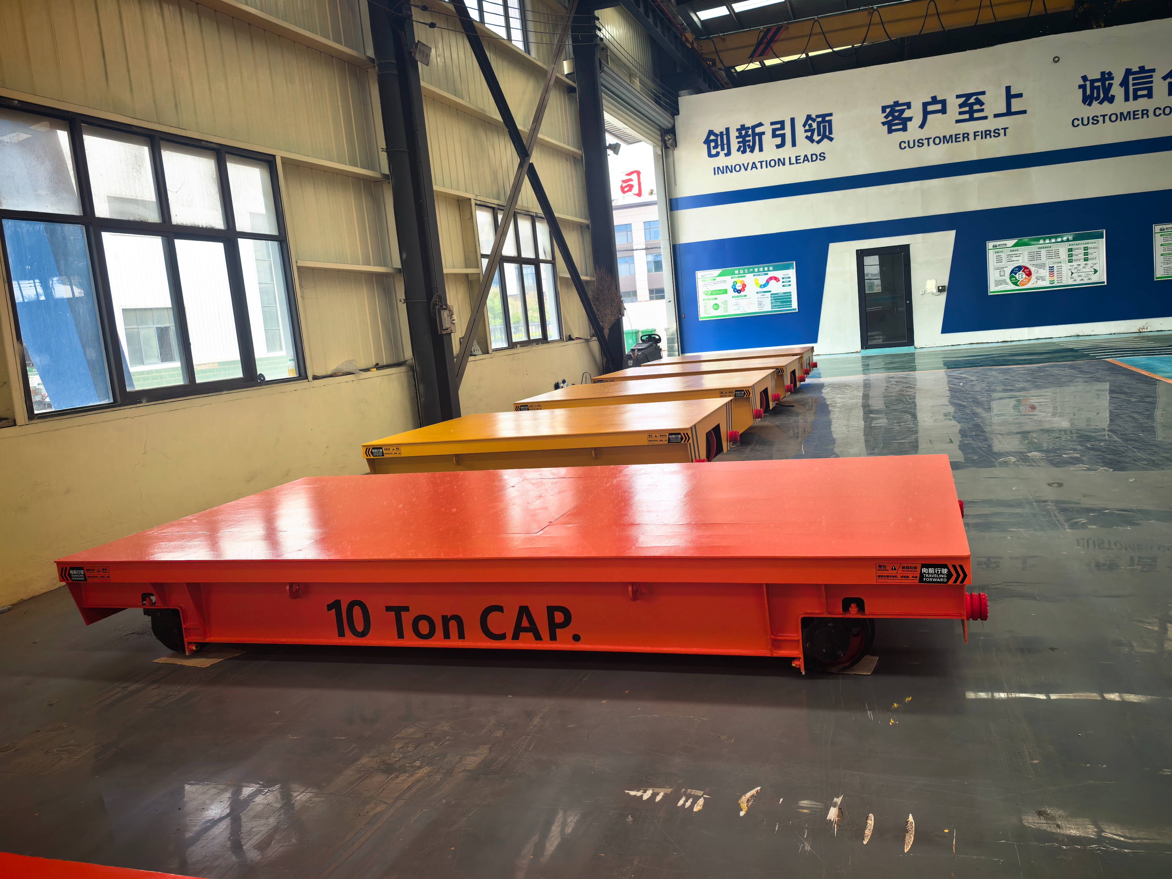 KPX-10T Battery Electric Flat Car