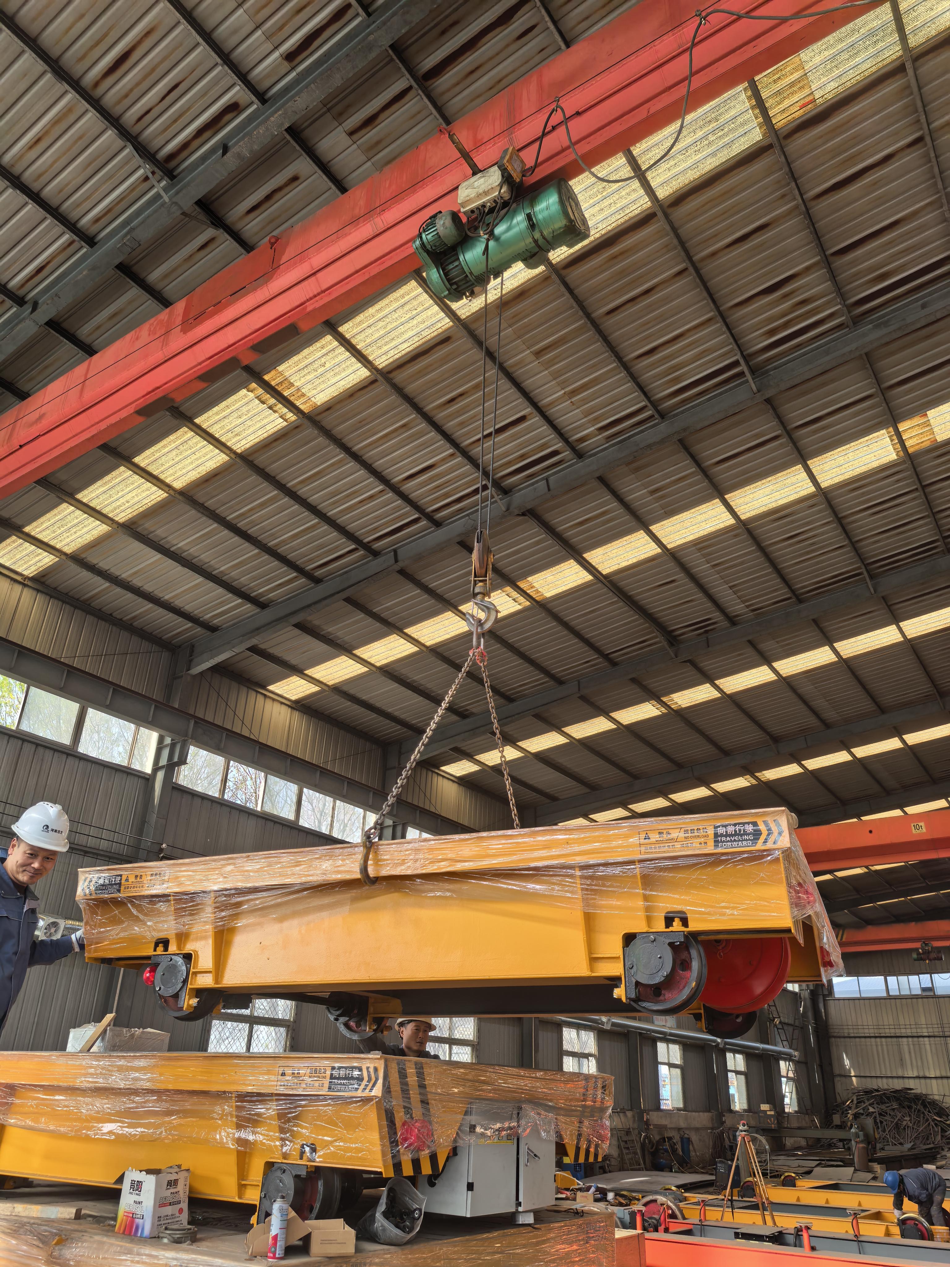 KPC-15T Sliding Wire Power-Electric Flat Car