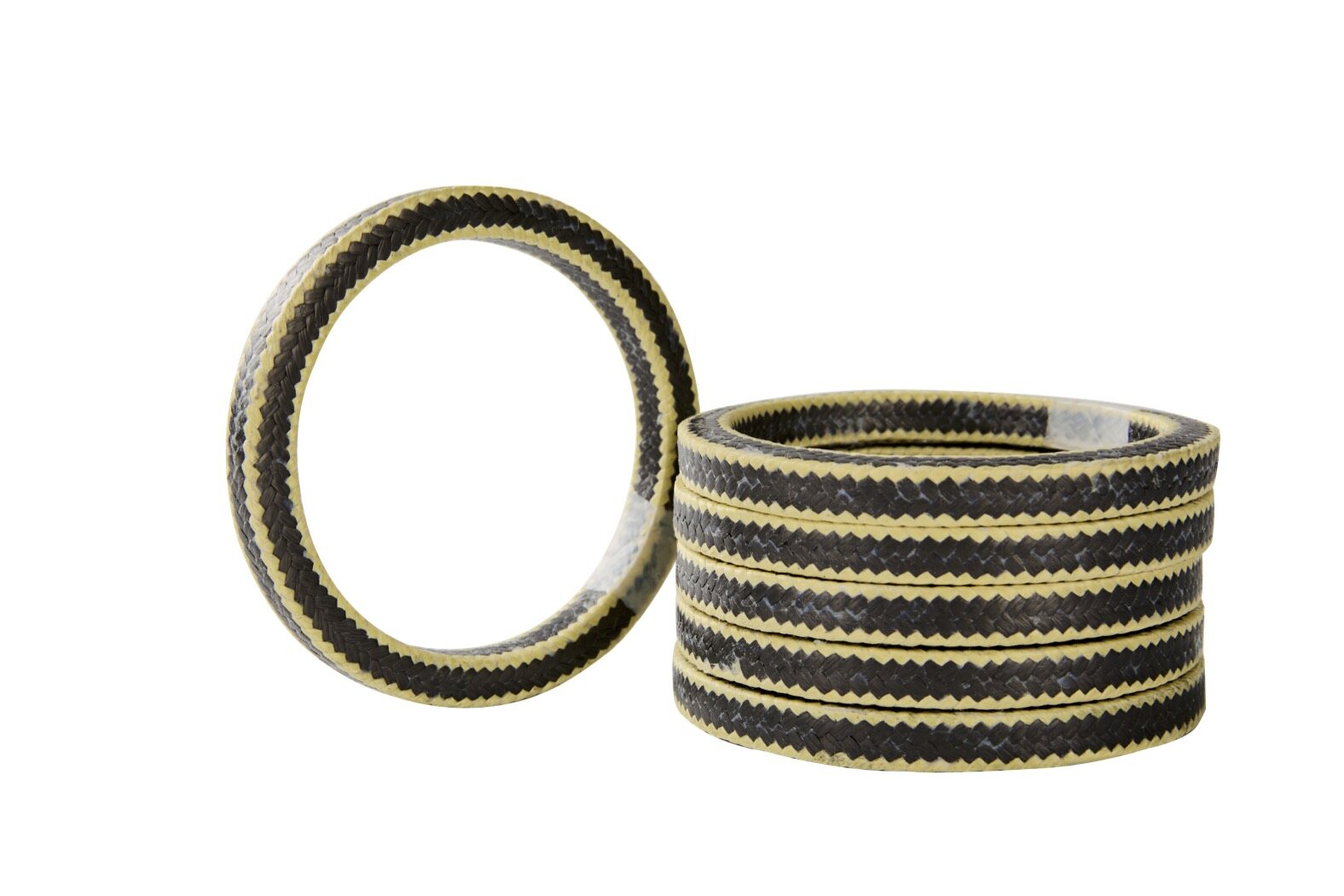 HY2600 Aramid F4 Graphite Fiber Packing Ring