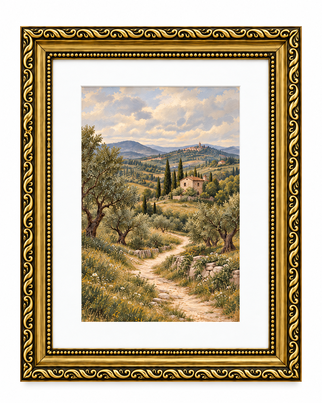 Ornate Gold Carved Frame