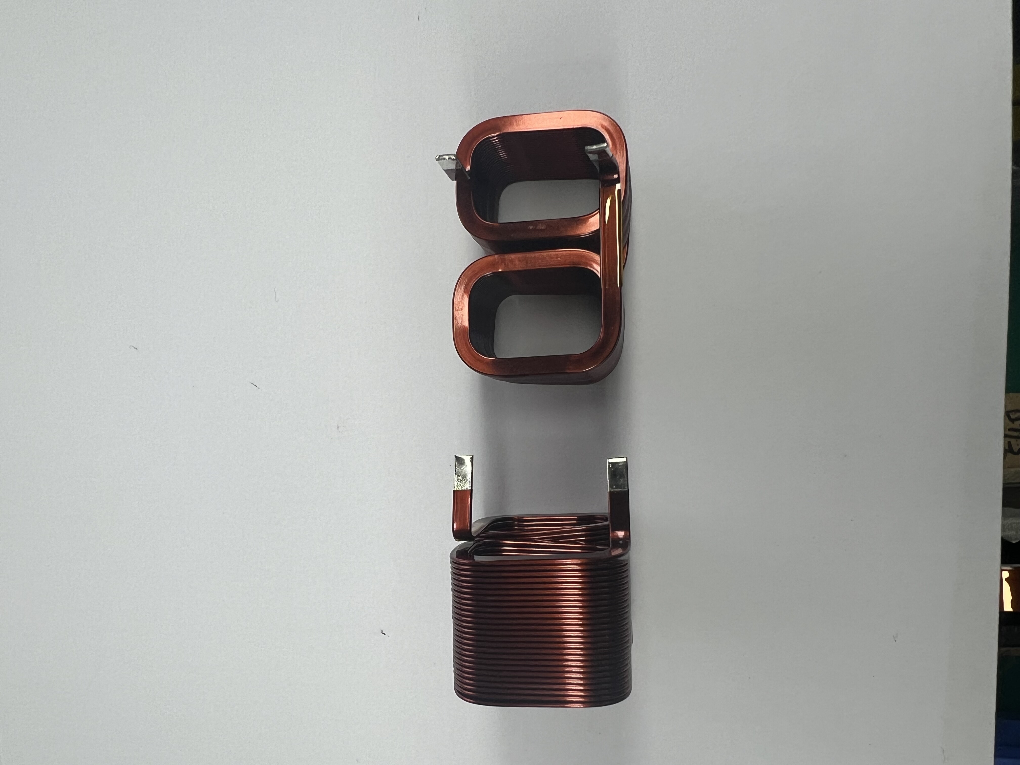 Square wound coil