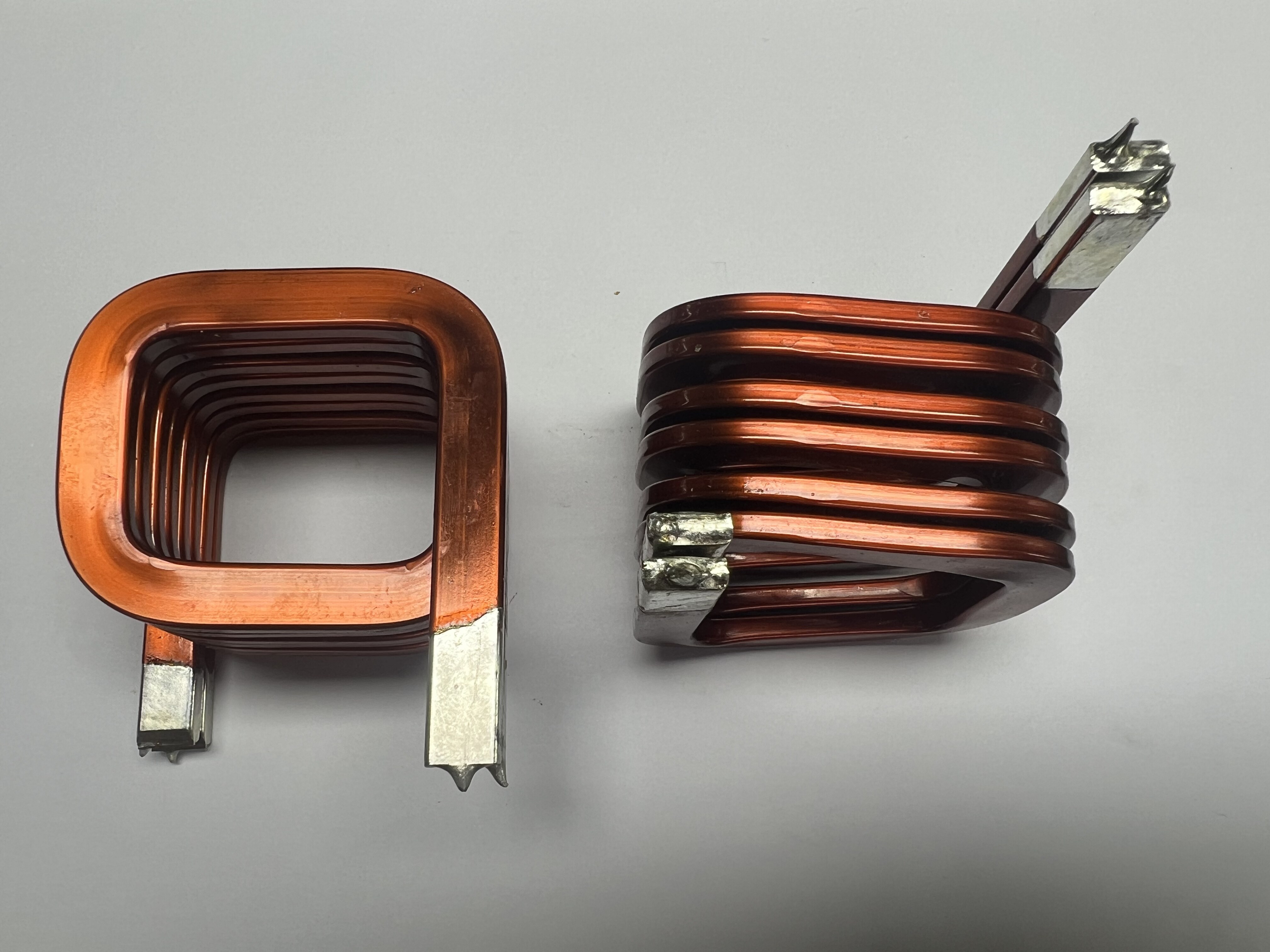 Rectangular winding coil