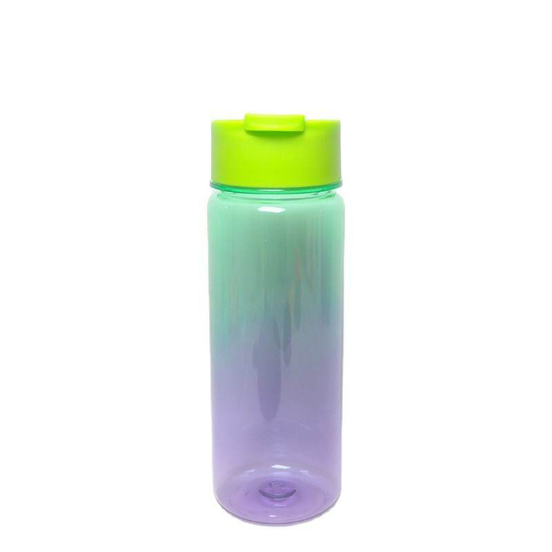 Gradient Color Flip-Top Sports Bottle