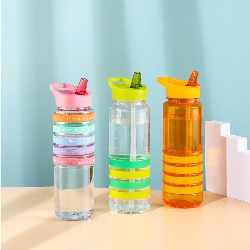 Sport Bottle with Flip Straw Lid & Silicone Sleeve thumbnail 4