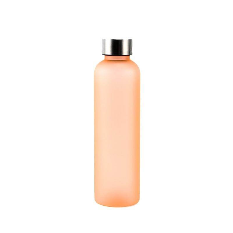 Plastic Sports Bottle with Screw Lid & Measurement Markings thumbnail 2