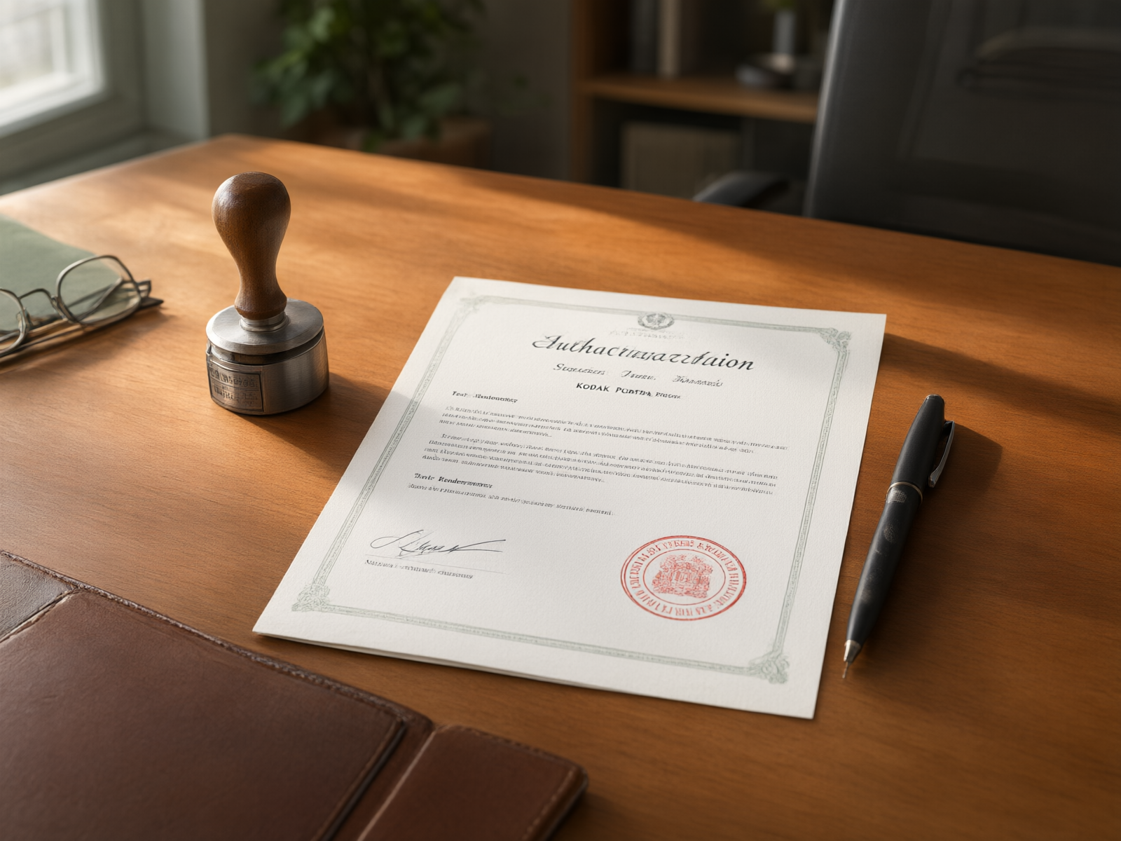 Authorization Certificate and Agency Qualification Verification