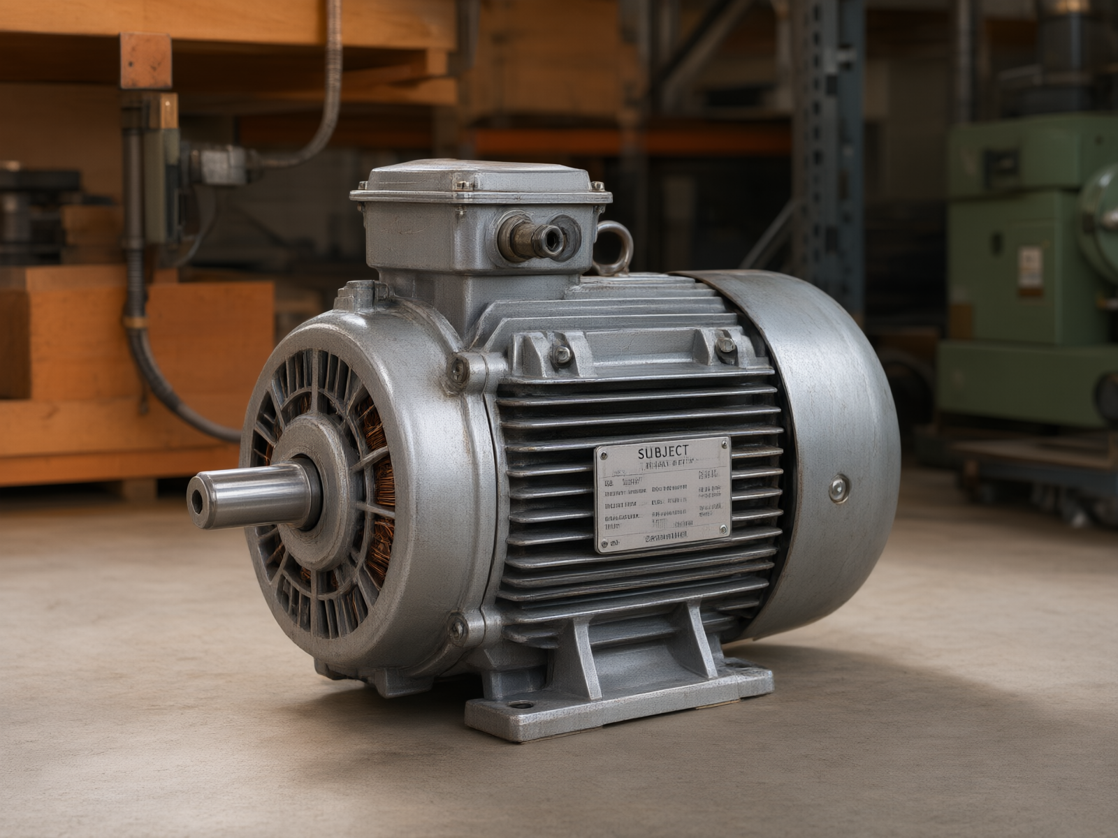 Industrial Motor Product Showcase