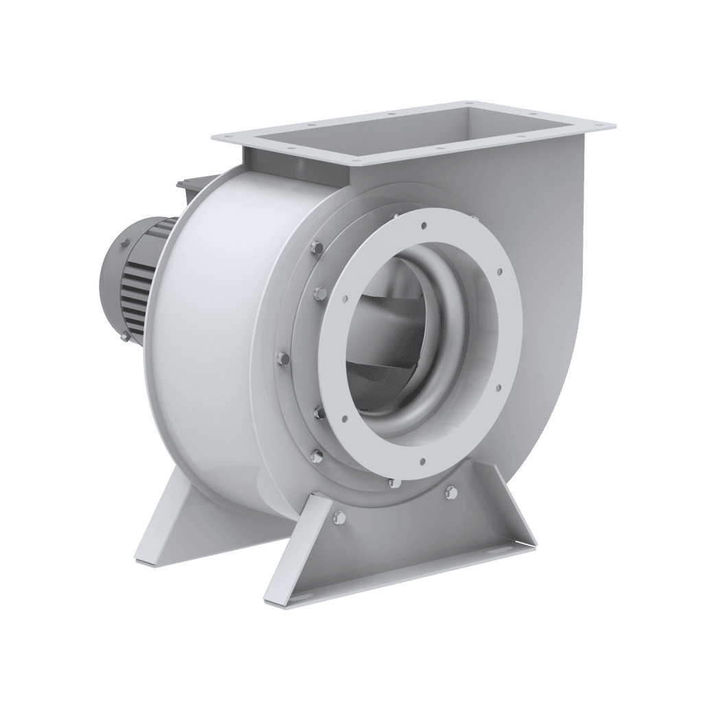 Volute-less centrifugal fan