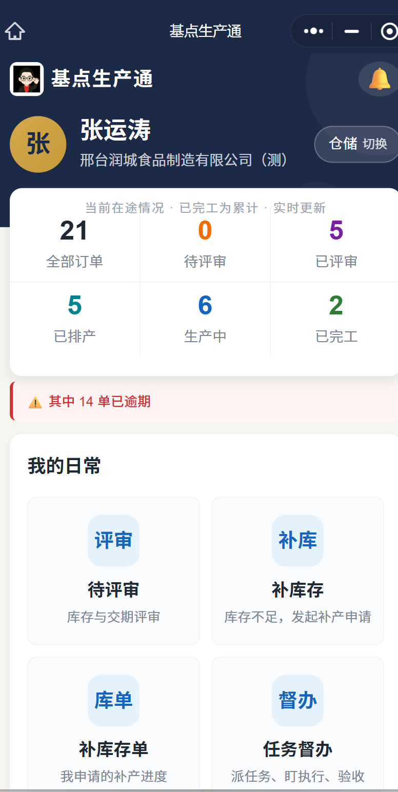 仓储工作台