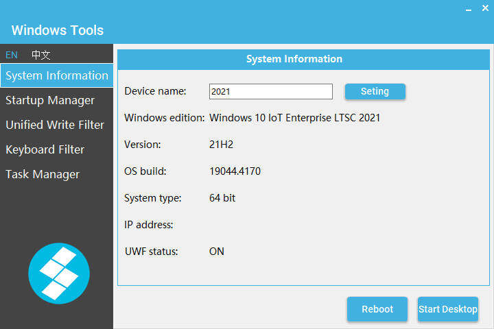 Windows Tools System Information