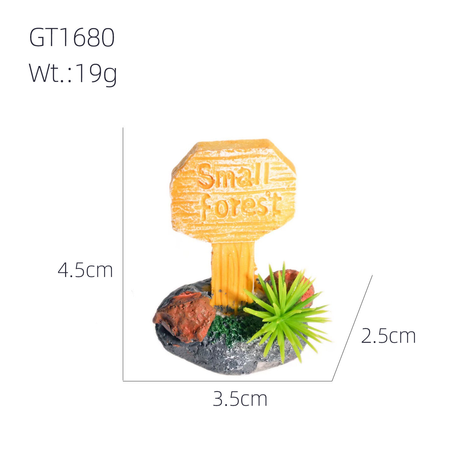 Resin Micro Landscape Windmill