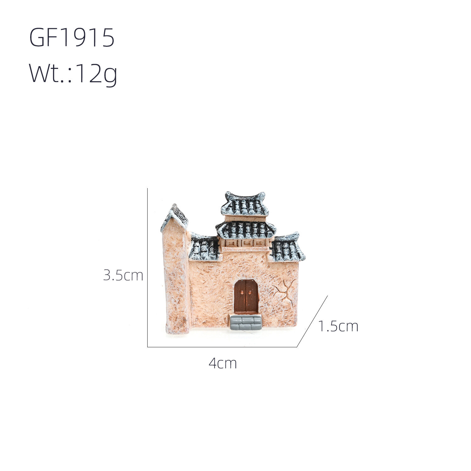 Resin Micro-landscape Streetlight