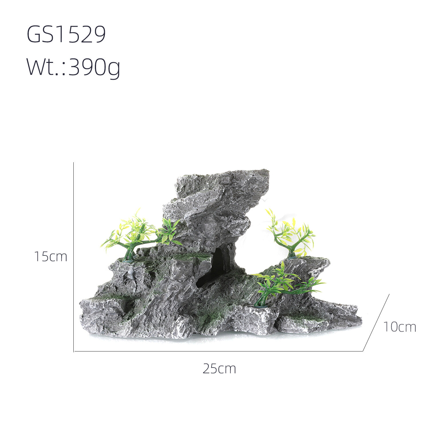 Resin aquarium driftwood scenery