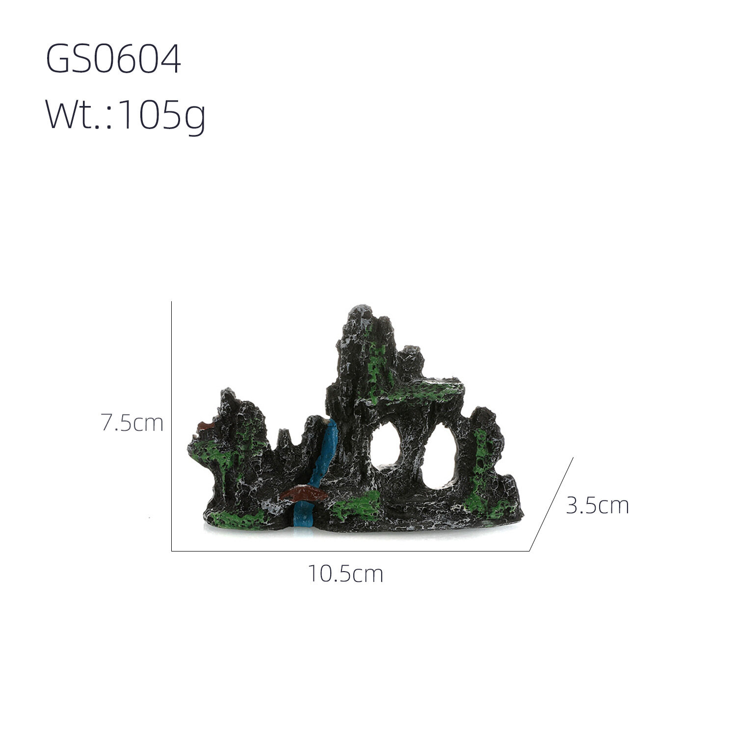 Resin Submerged Reef Rock