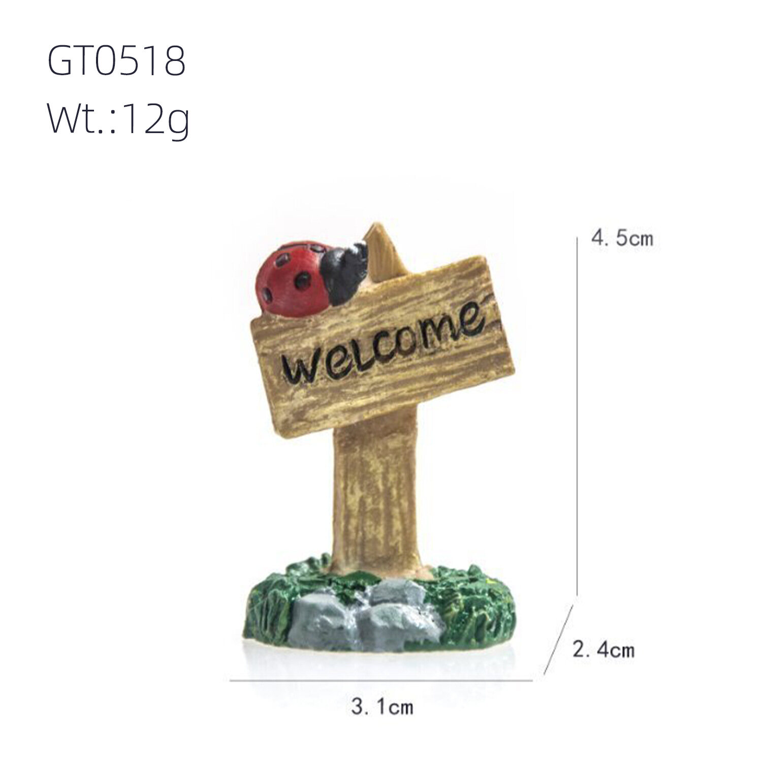 Resin Miniature Landscape Cart
