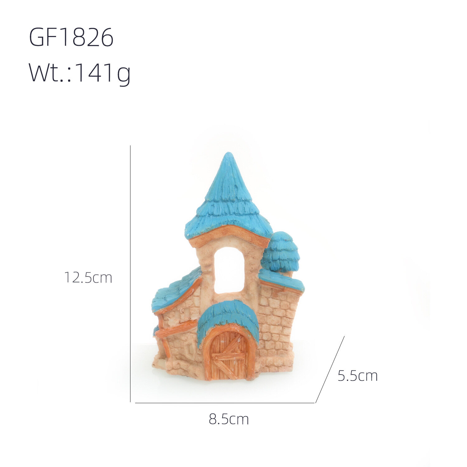 Resin Underwater Pagoda