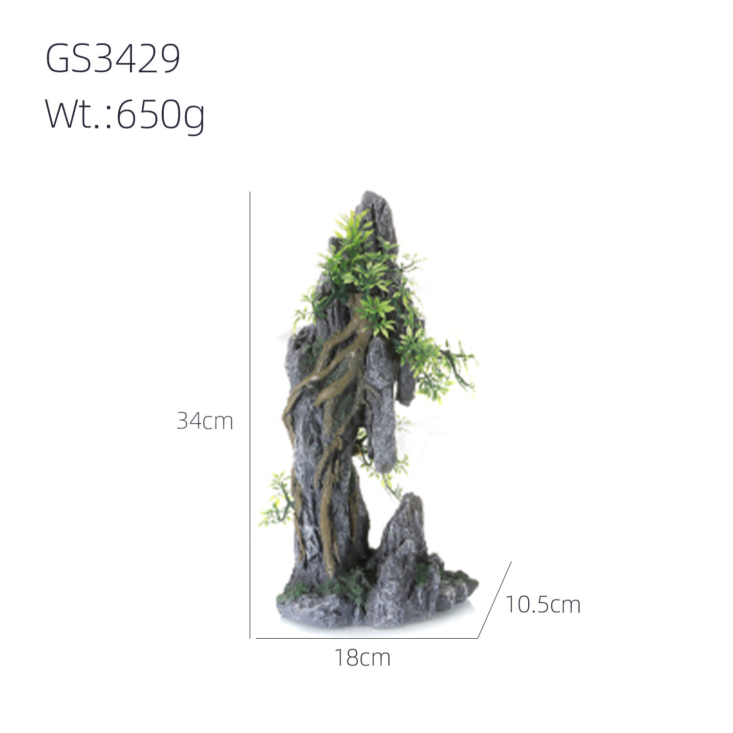 Resin Turtle Basking Platform