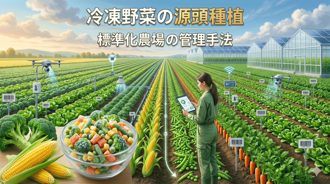 冷凍野菜の源头种植、標準化農場の管理手法
