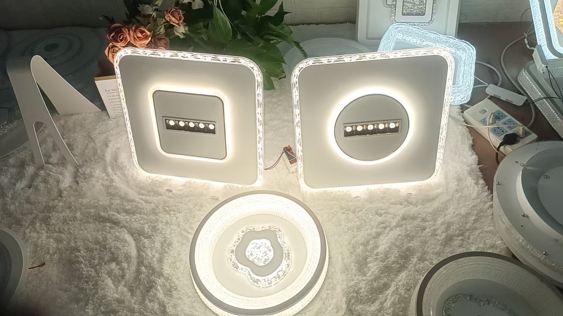 Modern minimalist bedroom light
