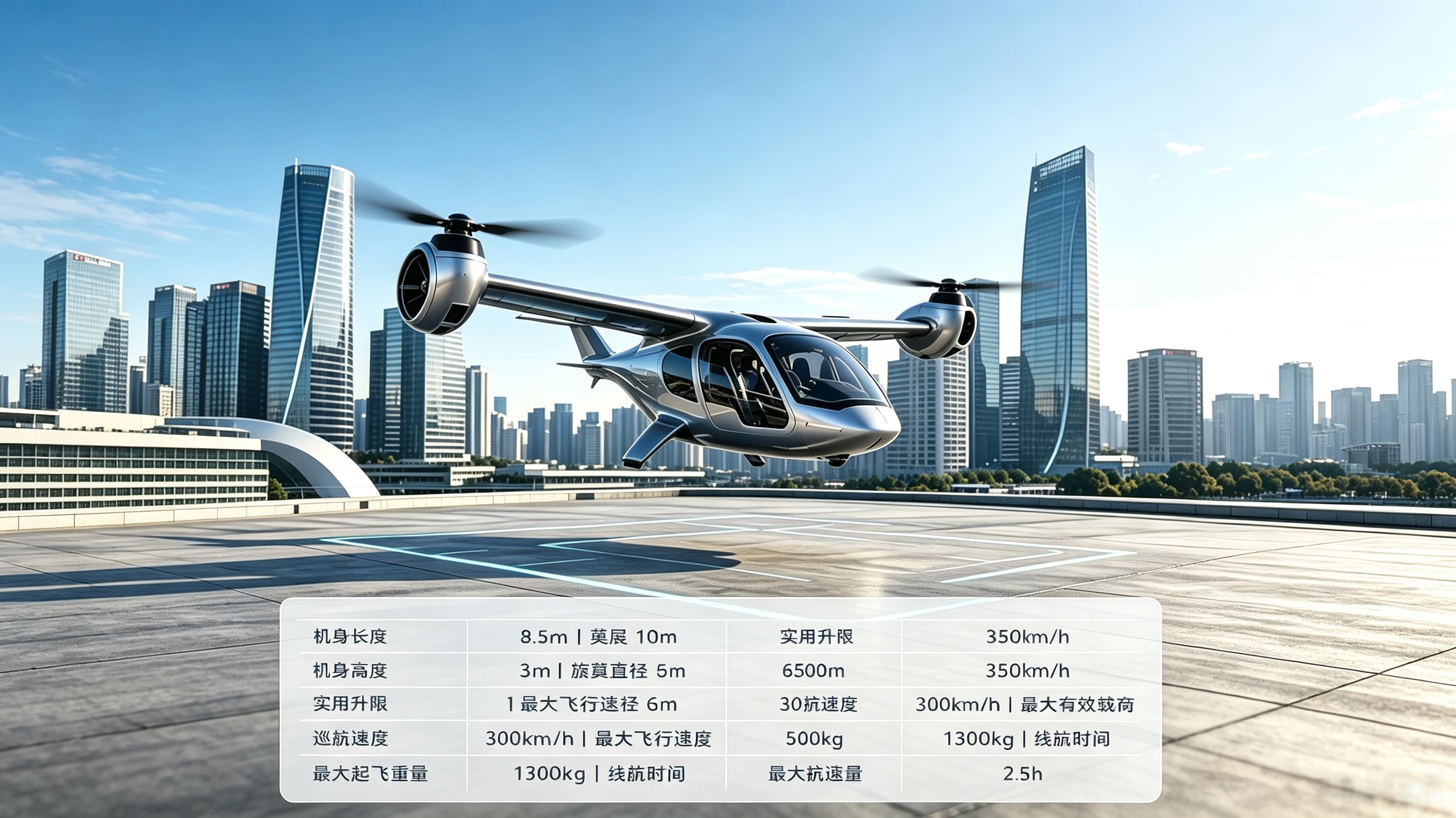 Industrial-grade drones flying over urban areas