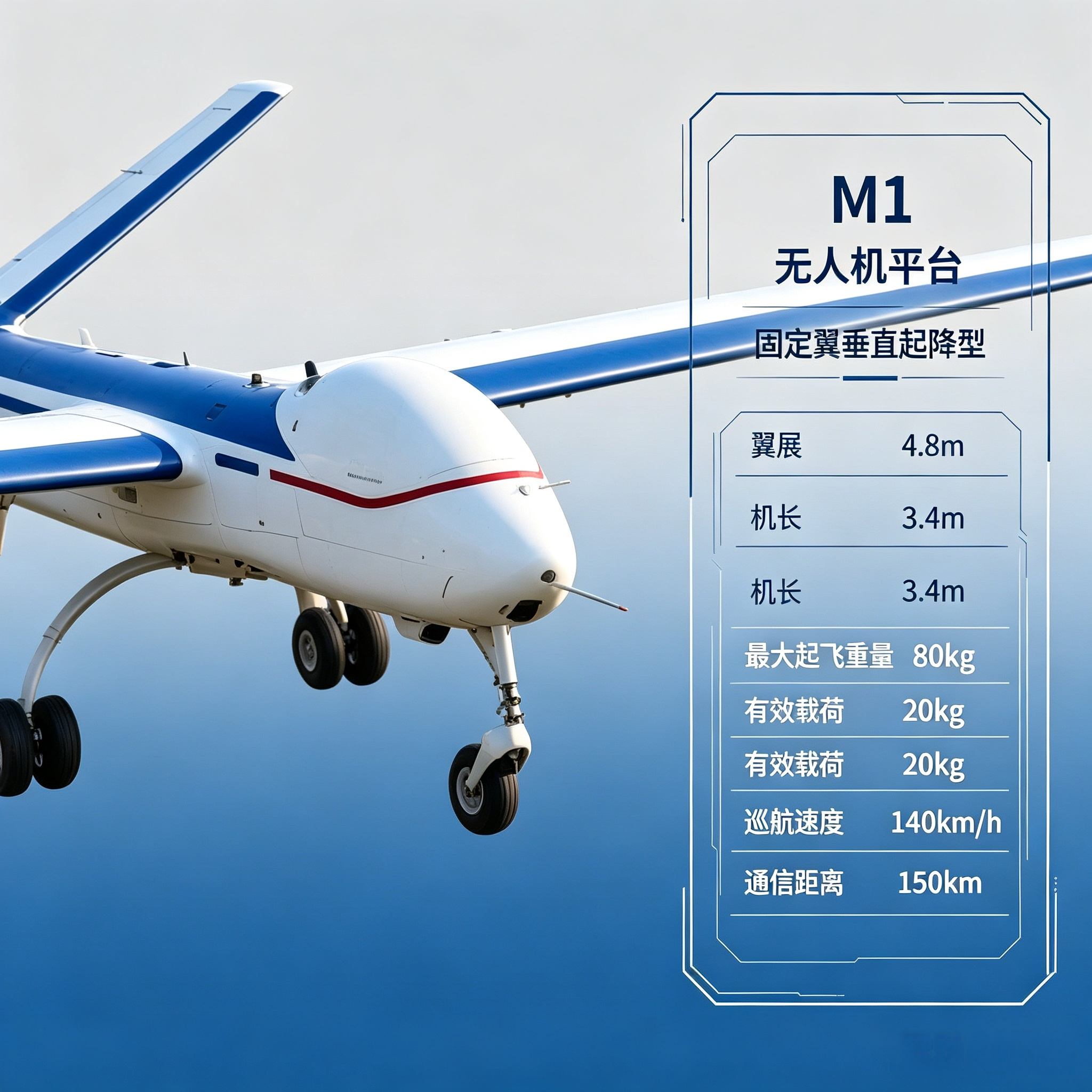 M1 UAV Platform: Fixed-Wing VTOL
