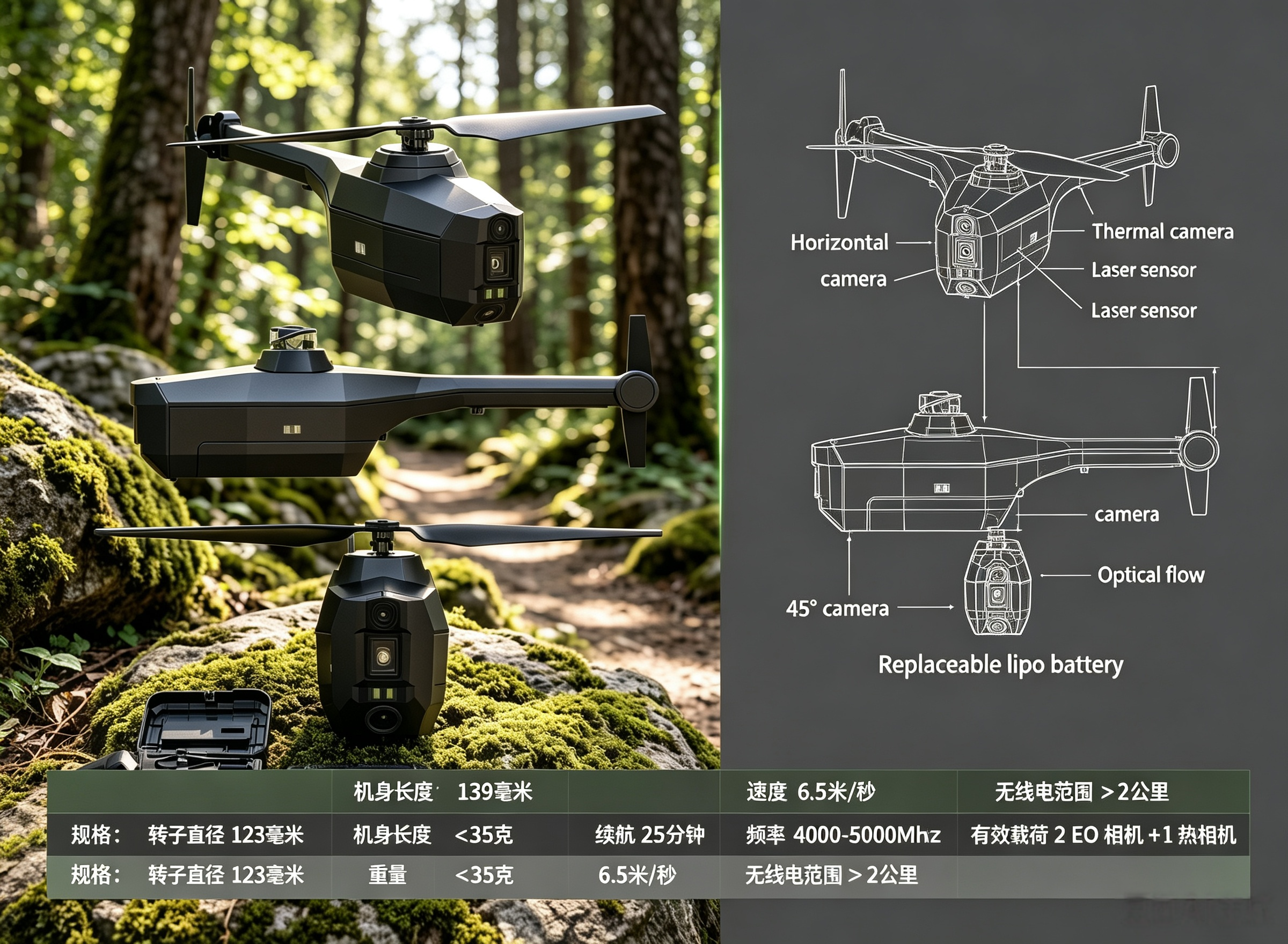 Mini UAV Custom Police Security Solutions
