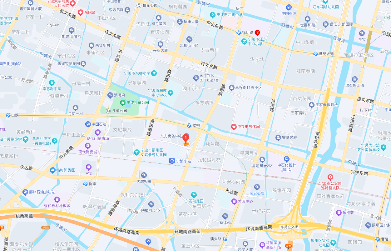 宁波简美装饰公司位置地图