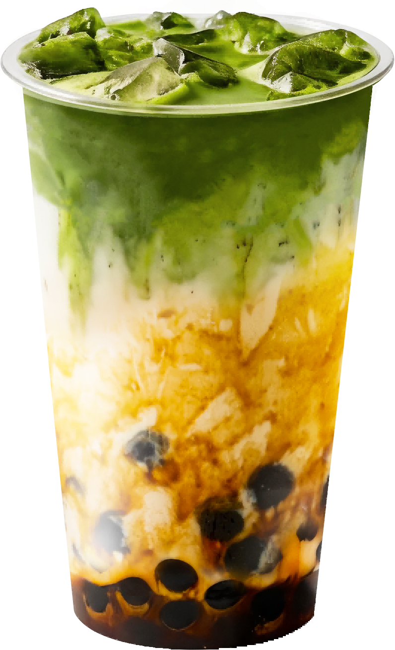 抹茶珍珠奶茶