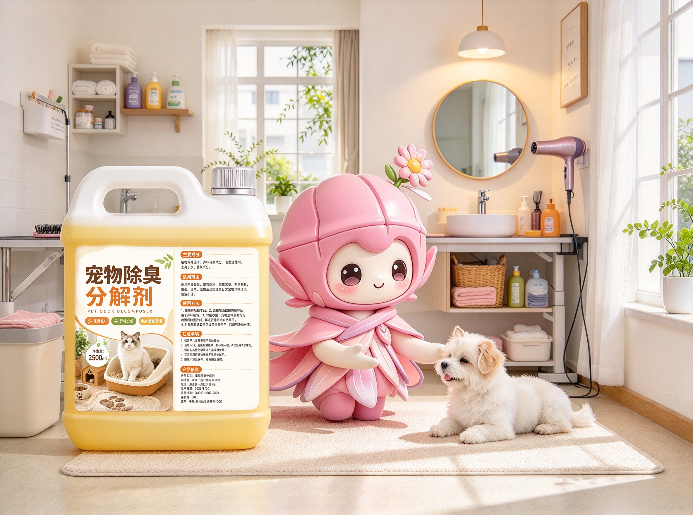 Bamboo Pure Pet Odor Decomposition Liquid