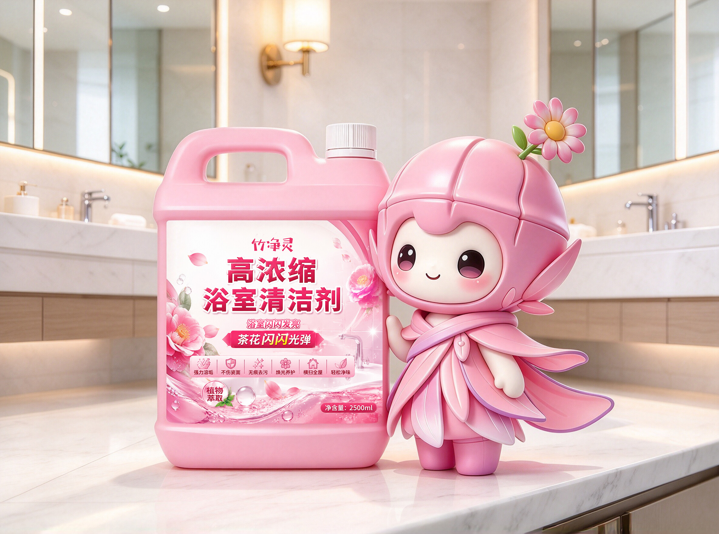 Bamboo Pure Spirit High-Concentration Bathroom Cleaner
