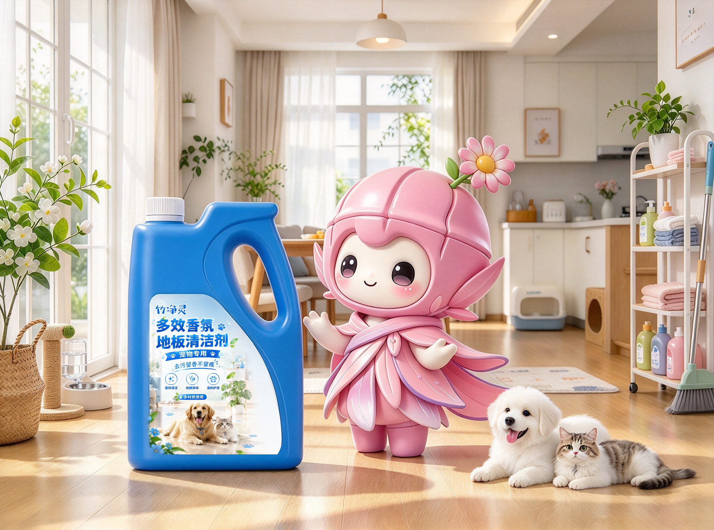 Bamboo Purify Multi-Action Scented Floor Cleaner