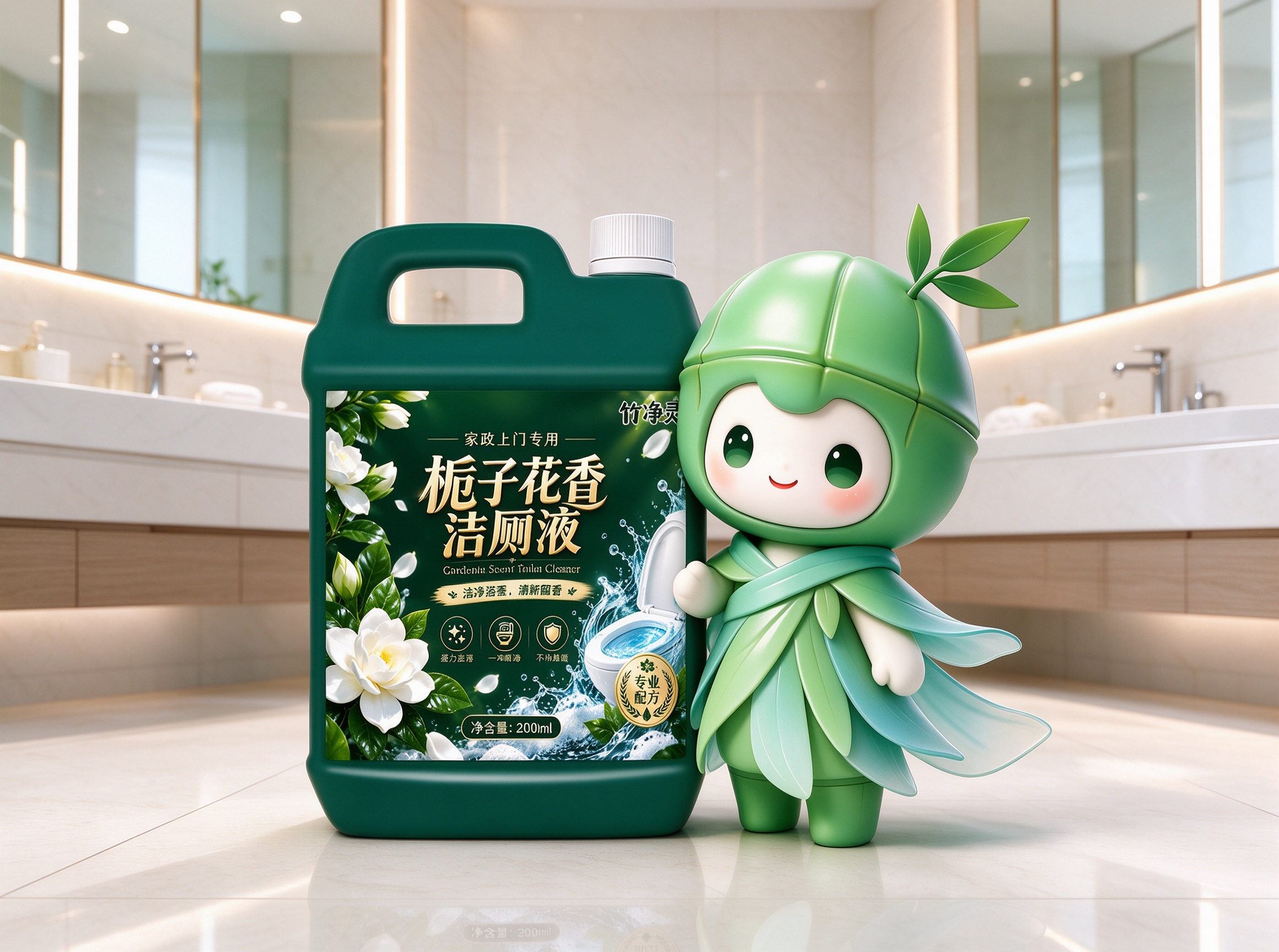 Bamboo Pure Spirit Gardenia Toilet Cleaner