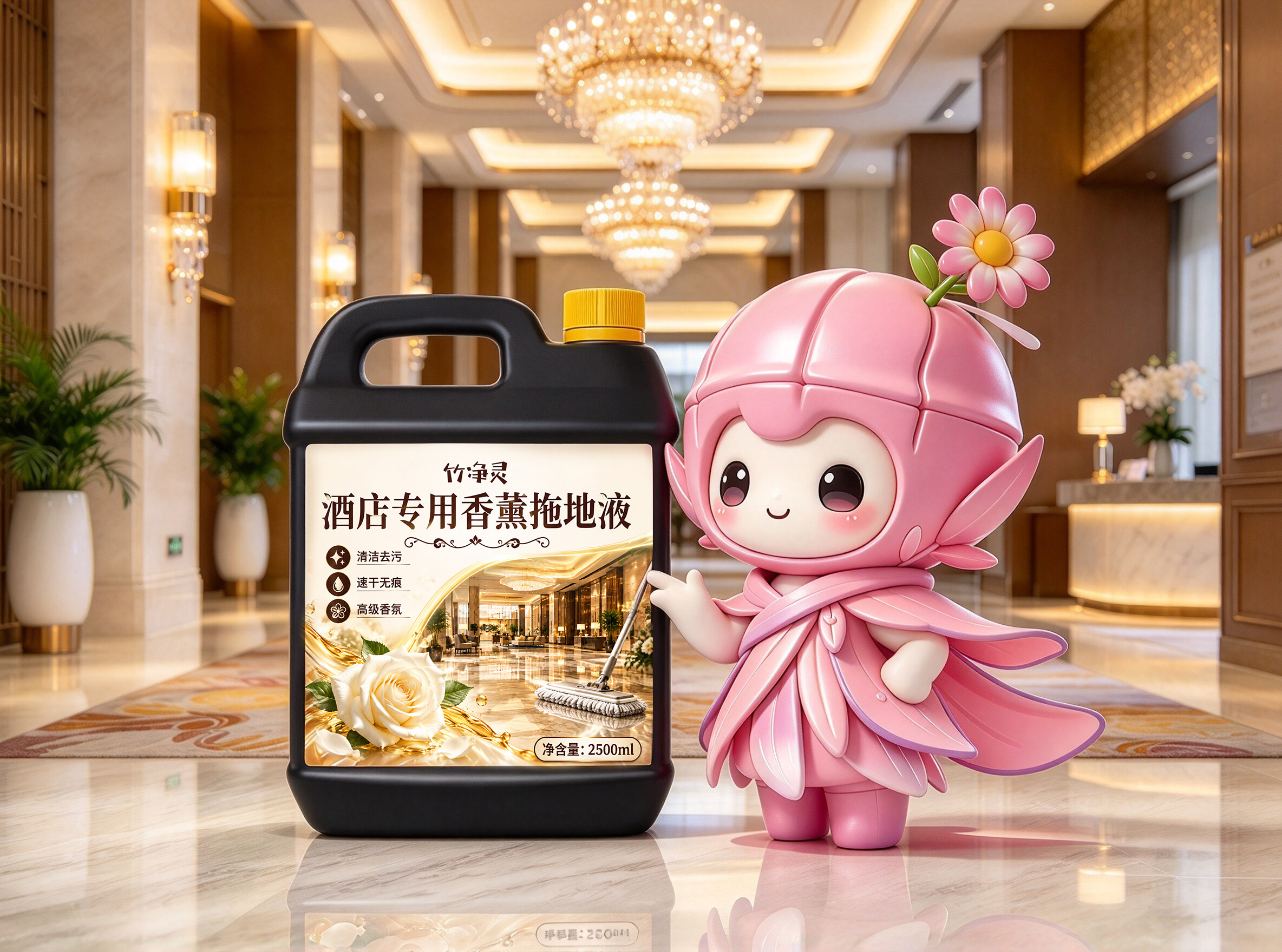 Bamboo Pure Spirit Hotel-Grade Mopping Solution