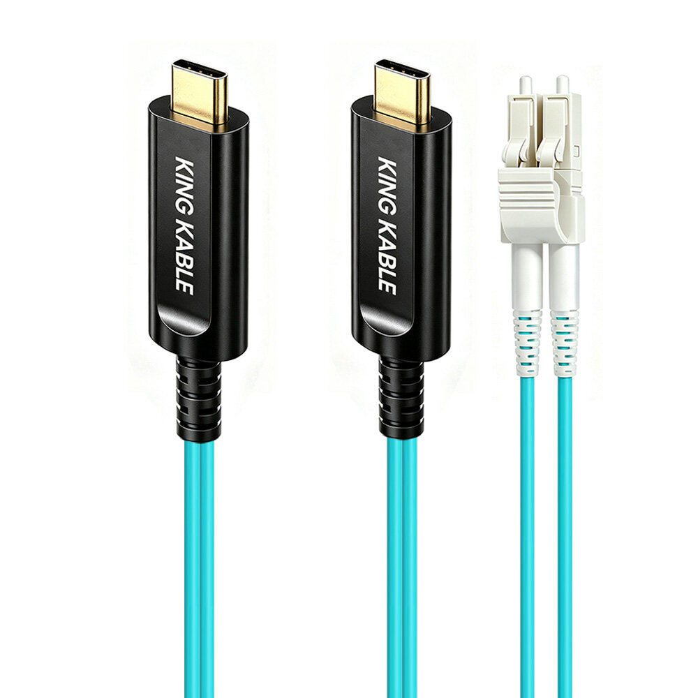 纯光纤USB3.1 Gen2 C公转C公线不带供电线LC分体版