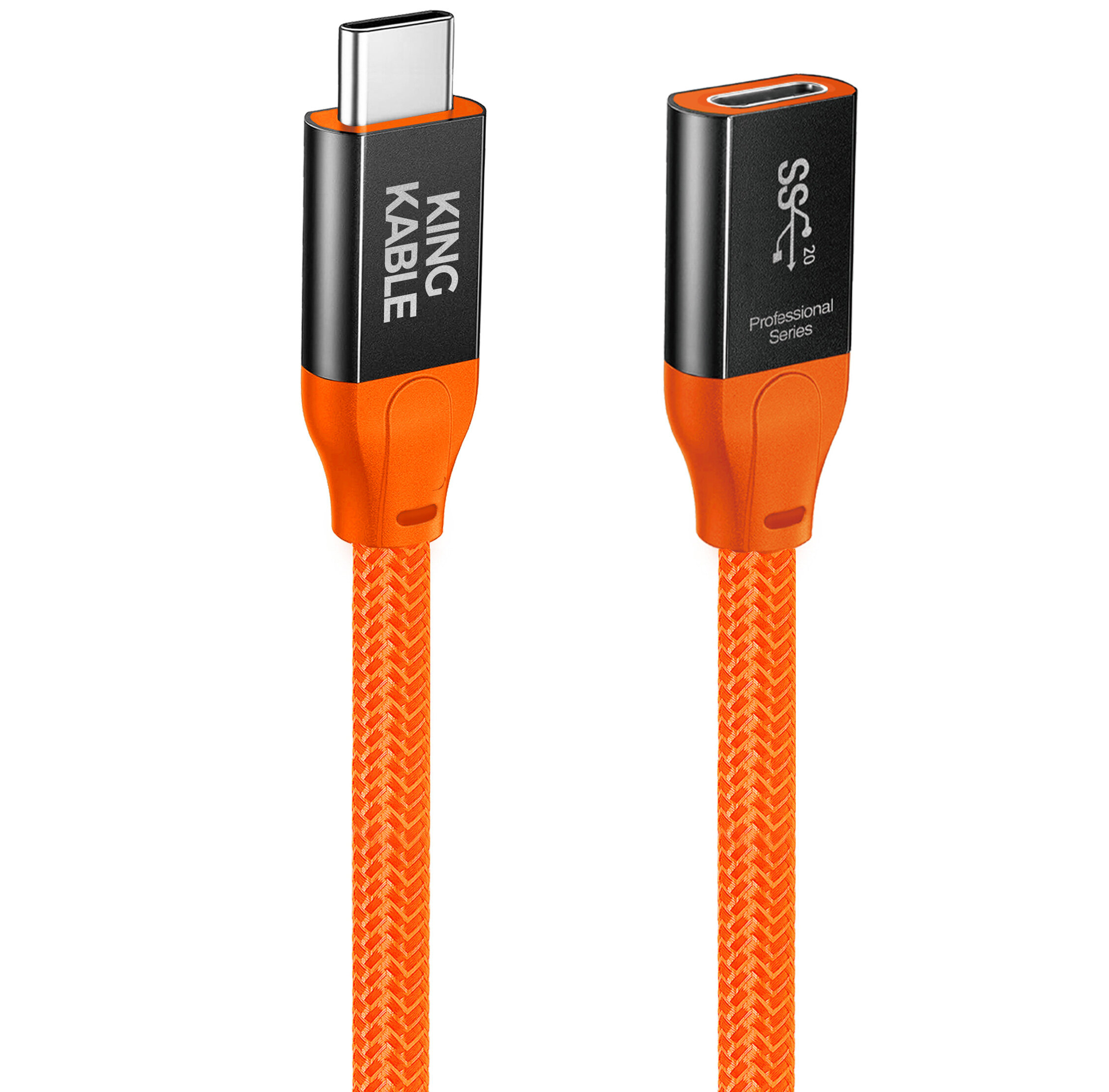 铜芯USB3.2 Gen2 TypeC直头延长线全功能数据线