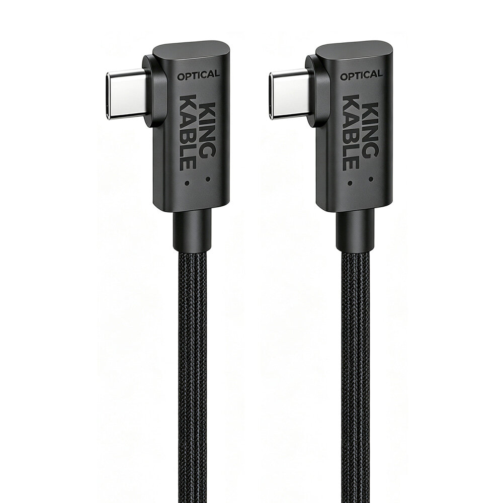 光纤USB3.1 Gen2 Type C双弯头数据线